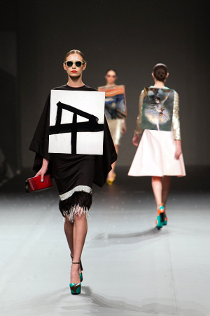 Fashion runway models