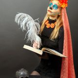 Female woman witch doctor book editor